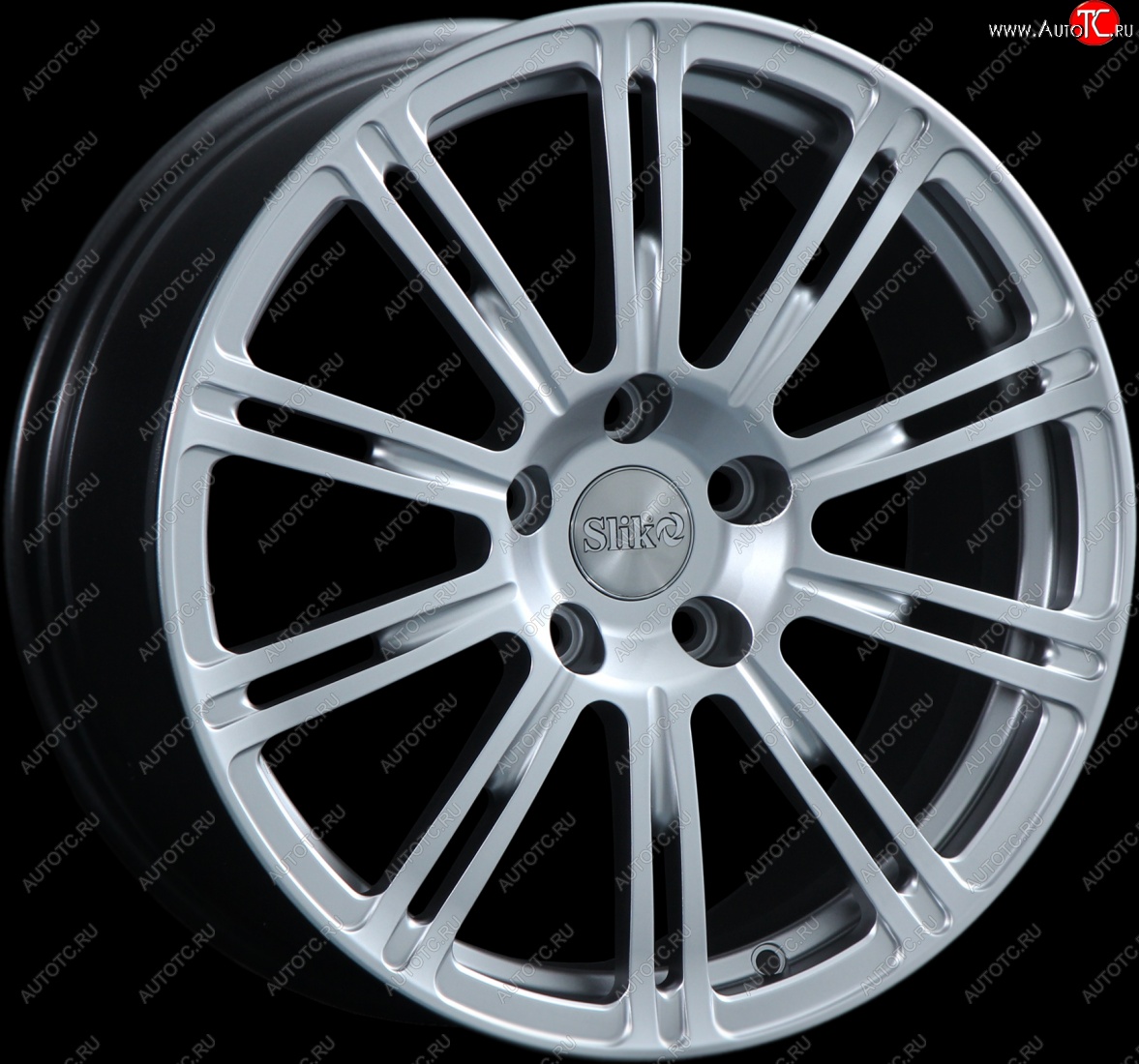 20 399 р. Кованый диск Slik classik R17x7.5 Серебристый светлый (S16) 7.5x17   (Цвет: S16)  с доставкой в г. Кемерово