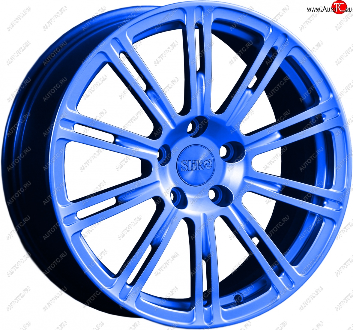 20 399 р. Кованый диск Slik classik R17x7.5 Синий (BLUE) 7.5x17   (Цвет: BLUE)  с доставкой в г. Кемерово