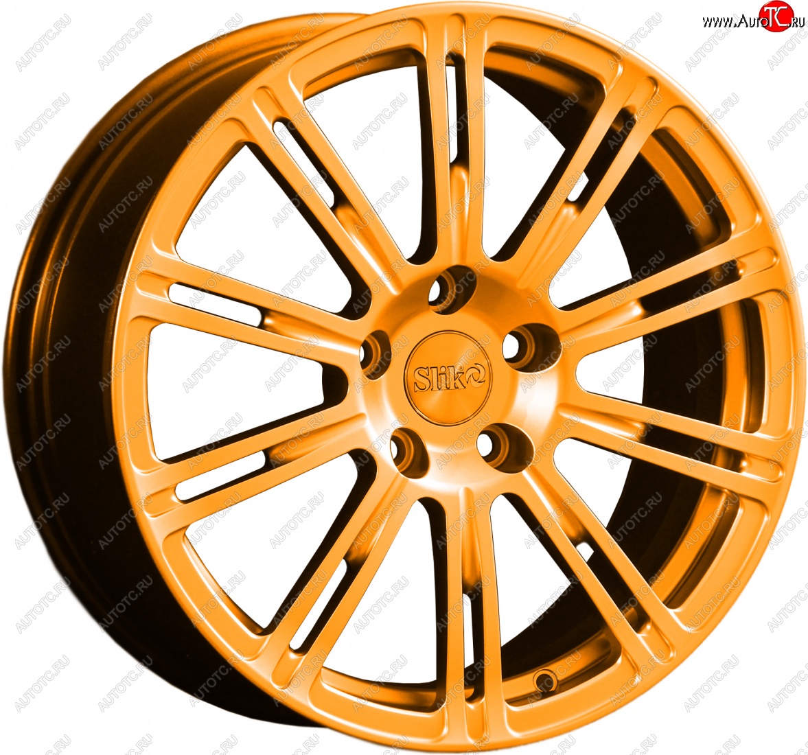 20 399 р. Кованый диск Slik classik R17x7.5 Ярко-оранжевый (ORANGE) 7.5x17   (Цвет: ORANGE)  с доставкой в г. Кемерово