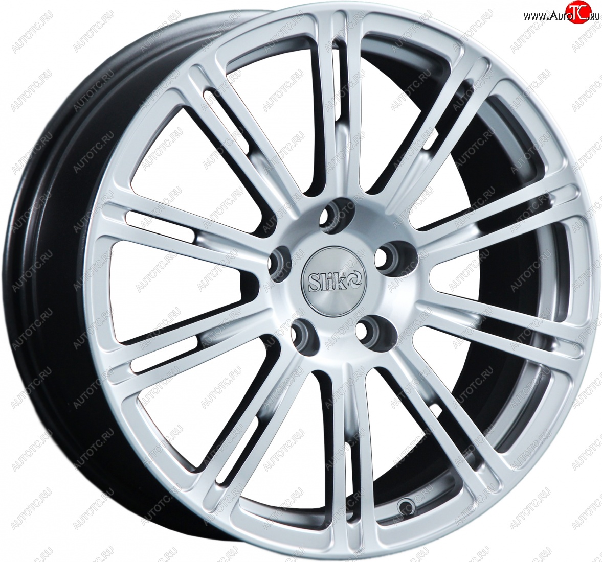 20 399 р. Кованый диск Slik classik R17x7.5 Яркое-блестящее серебро (HPB) 7.5x17   (Цвет: HPB)  с доставкой в г. Кемерово