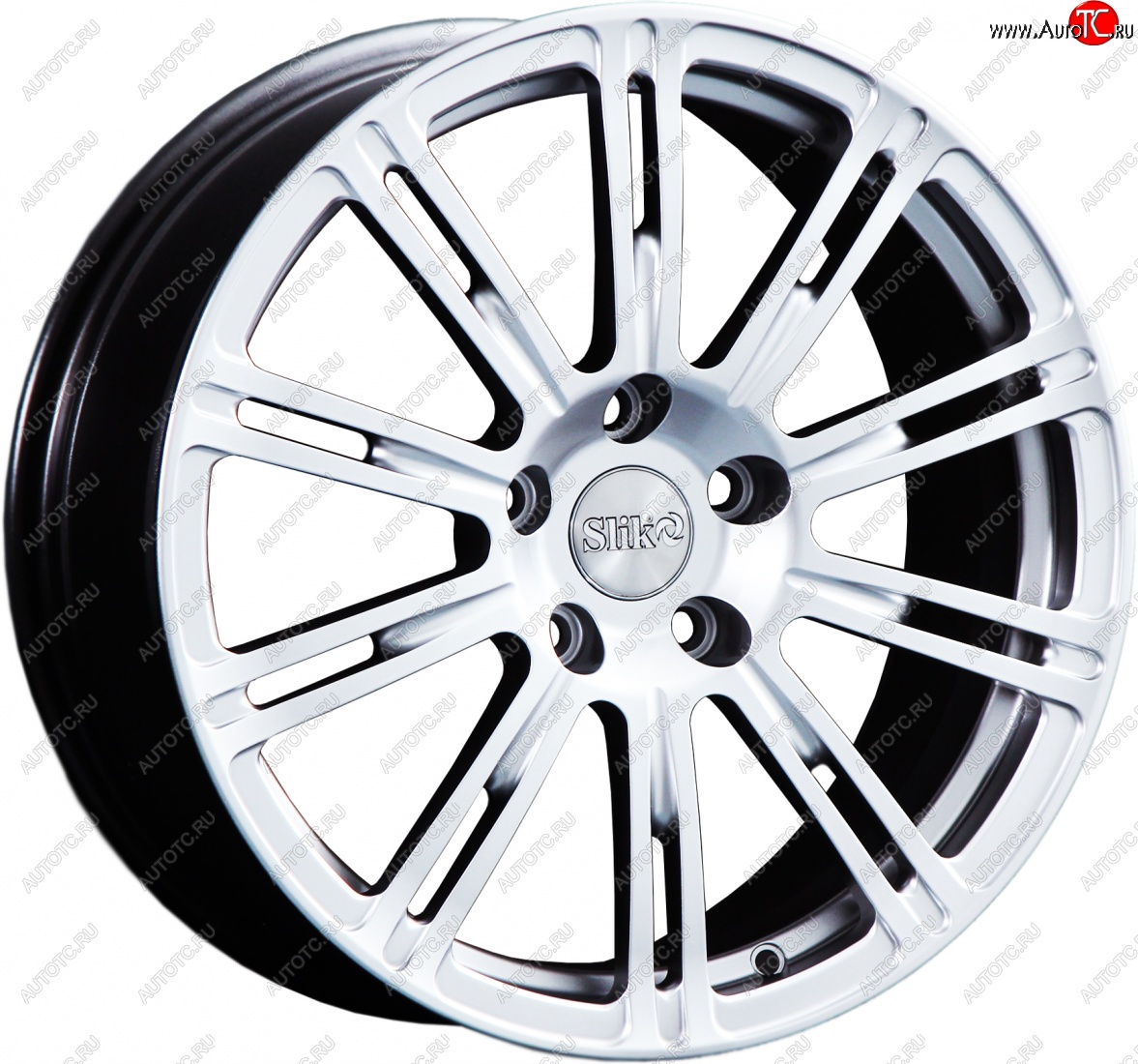 20 399 р. Кованый диск Slik classik R17x7.5 Белый (W) 7.5x17   (Цвет: W)  с доставкой в г. Кемерово