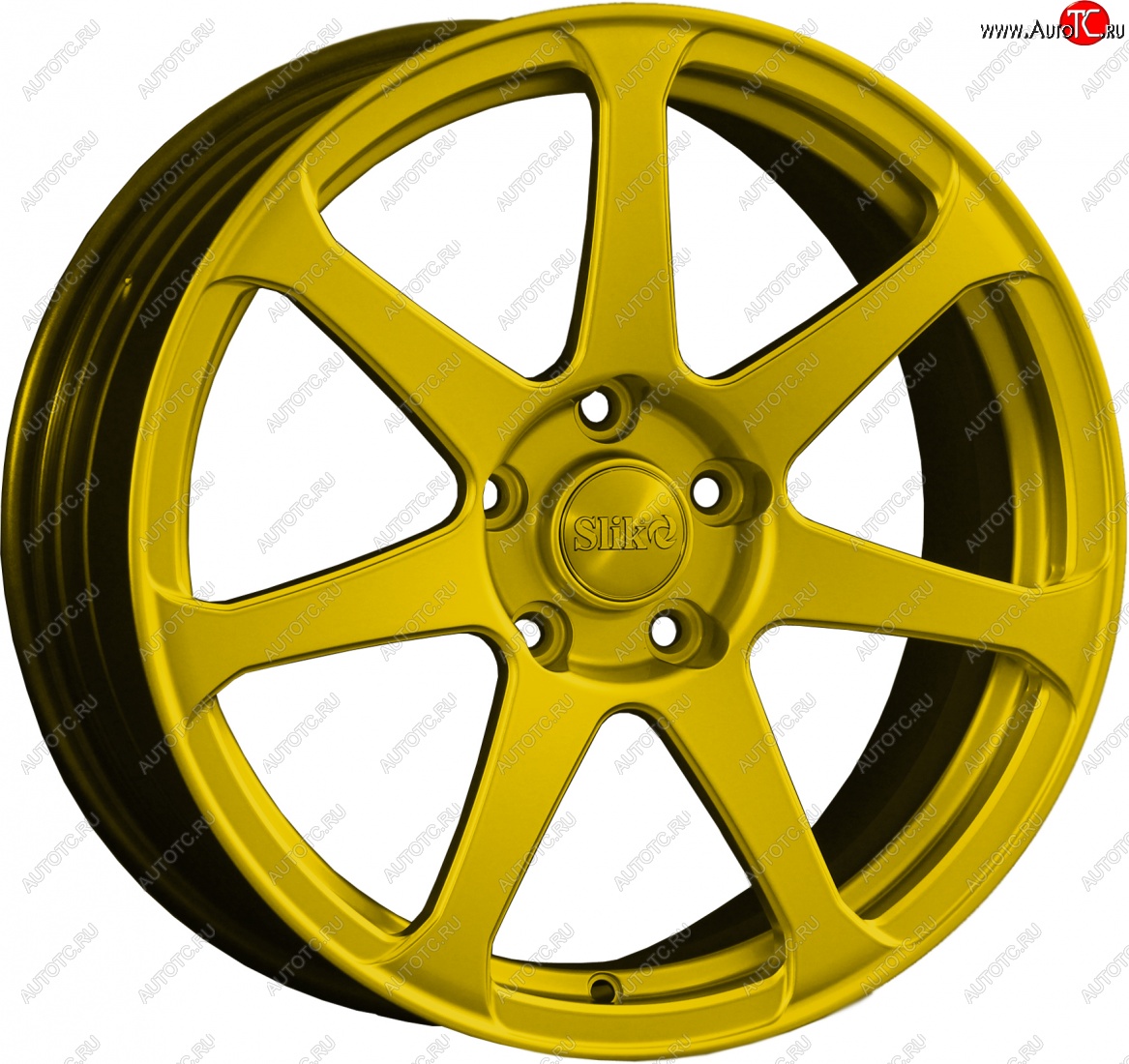 14 499 р. Кованый диск Slik classik R17x7.5 Candy YELLOW ярко-желтый 7.5x17   (Цвет: Candy YELLOW ярко-желтый 7.5x17)  с доставкой в г. Кемерово