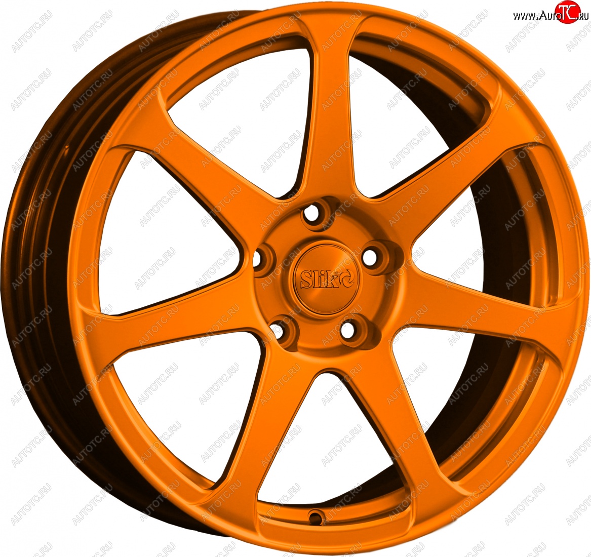 14 499 р. Кованый диск Slik classik R17x7.5 Candy Медно-оранжевый глянцевый 7.5x17   (Цвет: Candy Медно-оранжевый глянцевый 7.5x17)  с доставкой в г. Кемерово