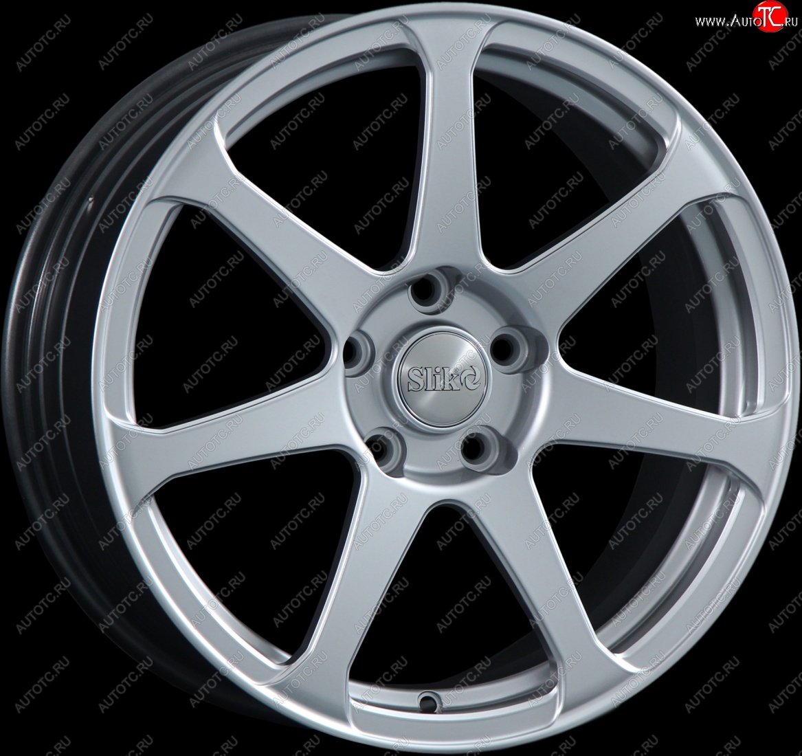 14 099 р. Кованый диск Slik classik R17x7.5 Серебристый светлый (S16) 7.5x17   (Цвет: S16)  с доставкой в г. Кемерово