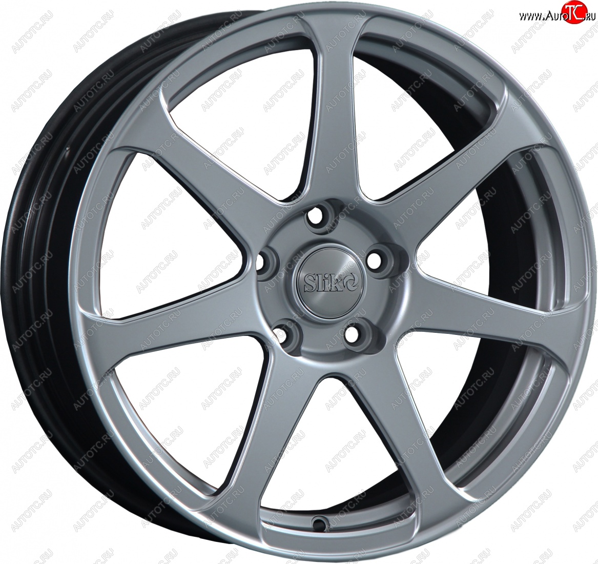 14 099 р. Кованый диск Slik classik R17x7.5 Серебристый тёмный (S25) 7.5x17   (Цвет: S25)  с доставкой в г. Кемерово
