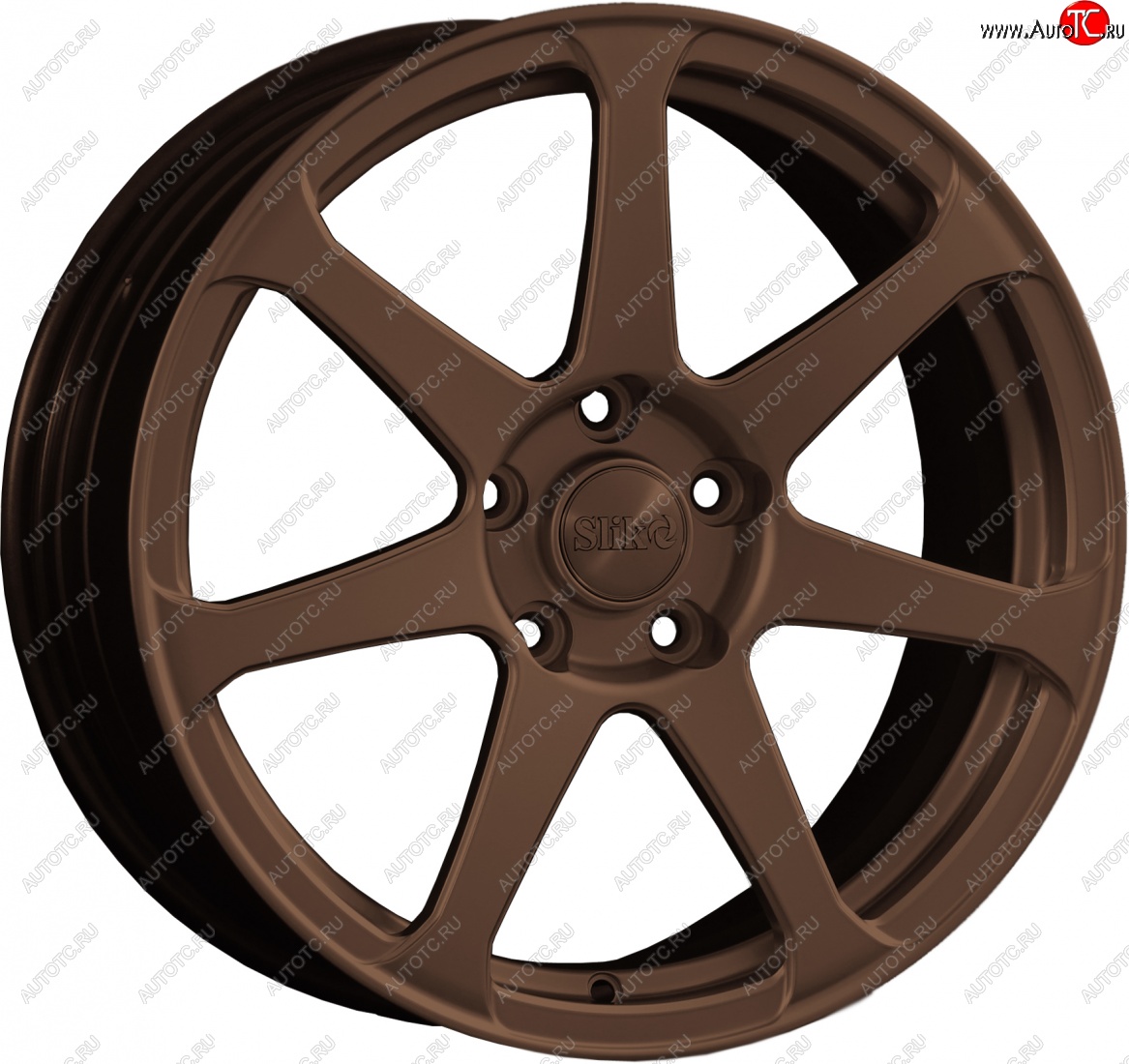 14 499 р. Кованый диск Slik classik R17x7.5 Бронза (BRZ) 7.5x17   (Цвет: BRZ)  с доставкой в г. Кемерово