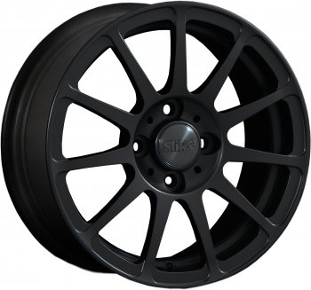 12 849 р. Кованый диск Slik Classik 5.5x14 (чёрный матовый)   (Цвет: чёрный матовый)  с доставкой в г. Кемерово. Увеличить фотографию 1