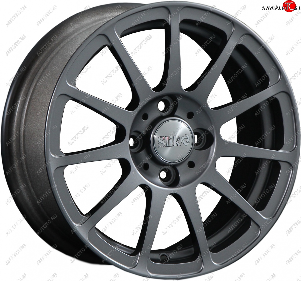 12 849 р. Кованый диск Slik Classik 5.5x14 (серебристый тёмный S25)   (Цвет: серебристый тёмный S25)  с доставкой в г. Кемерово