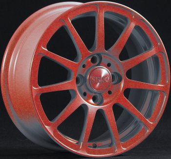 12 849 р. Кованый диск Slik Classik 5.5*14 (Cendy - red)   (Цвет: Cendy - red)  с доставкой в г. Кемерово. Увеличить фотографию 1