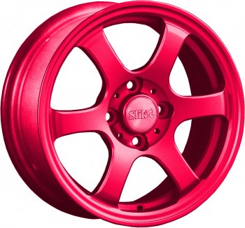 12 849 р. Кованый диск Slik Classik 5.5x14 (Candy - рубиновый)   (Цвет: Candy - рубиновый)  с доставкой в г. Кемерово. Увеличить фотографию 1