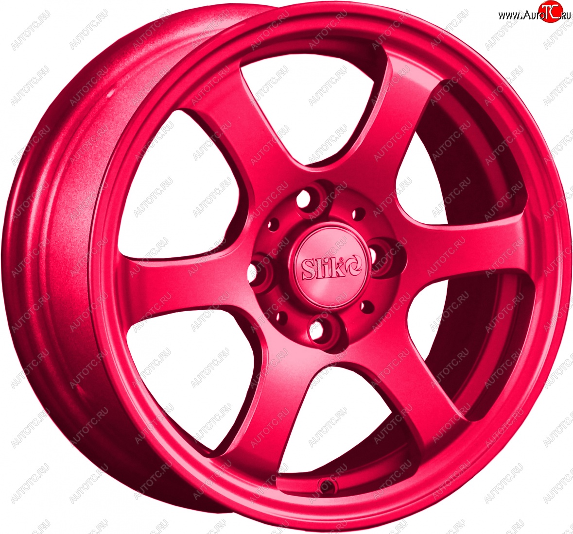 12 849 р. Кованый диск Slik Classik 5.5x14 (Candy - рубиновый)   (Цвет: Candy - рубиновый)  с доставкой в г. Кемерово