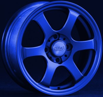 12 849 р. Кованый диск Slik Classik 5.5x14 (Candy - синий)   (Цвет: Candy - синий)  с доставкой в г. Кемерово. Увеличить фотографию 1