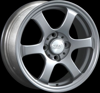 12 849 р. Кованый диск Slik Classik 5.5x14 (Серебристый светлый S16)   (Цвет: Серебристый светлый S16)  с доставкой в г. Кемерово. Увеличить фотографию 2