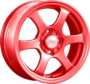 12 849 р. Кованый диск Slik Classik 5.5x14 (алый)   (Цвет: алый)  с доставкой в г. Кемерово. Увеличить фотографию 1