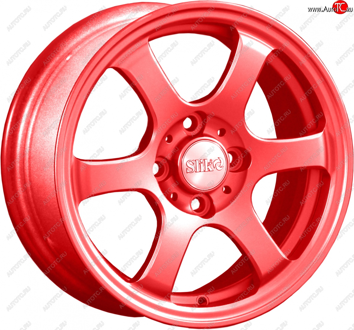 12 849 р. Кованый диск Slik Classik 5.5x14 (алый)   (Цвет: алый)  с доставкой в г. Кемерово