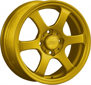 12 849 р. Кованый диск Slik Classik 5.5x14 (ярко-жёлтый)   (Цвет: ярко-жёлтый)  с доставкой в г. Кемерово. Увеличить фотографию 1