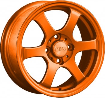 12 849 р. Кованый диск Slik Classik 5.5x14 (ярко-оранжевый)   (Цвет: ярко-оранжевый)  с доставкой в г. Кемерово. Увеличить фотографию 1