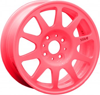 13 699 р. Кованый диск Slik Classik 5.5x14 (Candy - рубиновый)   (Цвет: Candy - рубиновый)  с доставкой в г. Кемерово. Увеличить фотографию 1