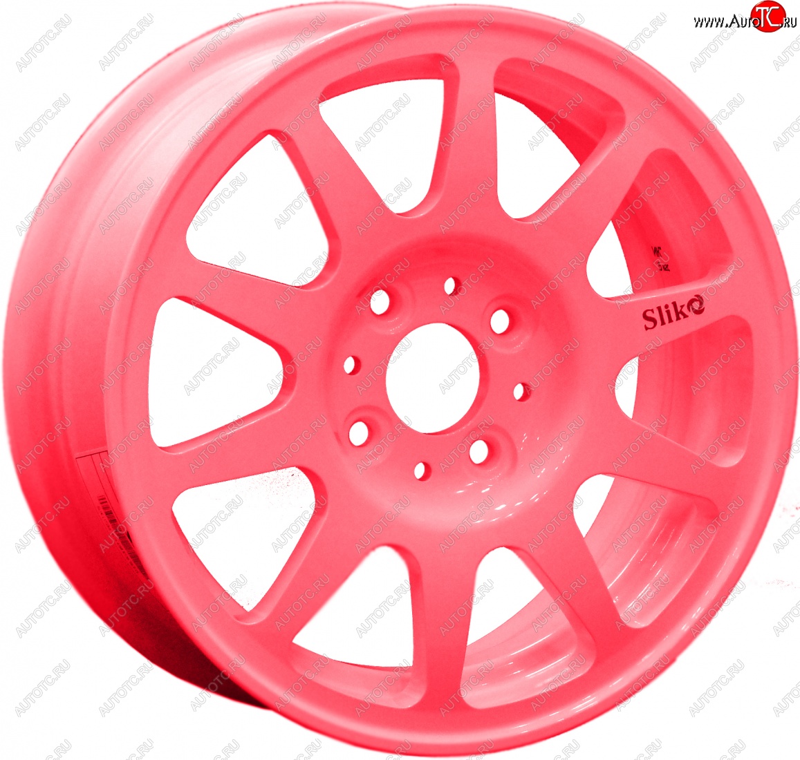13 699 р. Кованый диск Slik Classik 5.5x14 (Candy - рубиновый)   (Цвет: Candy - рубиновый)  с доставкой в г. Кемерово