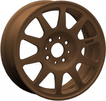 13 699 р. Кованый диск Slik Classik 5.5x14 (Коньячная бронза BRZCGN матовый)   (Цвет: Коньячная бронза BRZCGN матовый)  с доставкой в г. Кемерово. Увеличить фотографию 1
