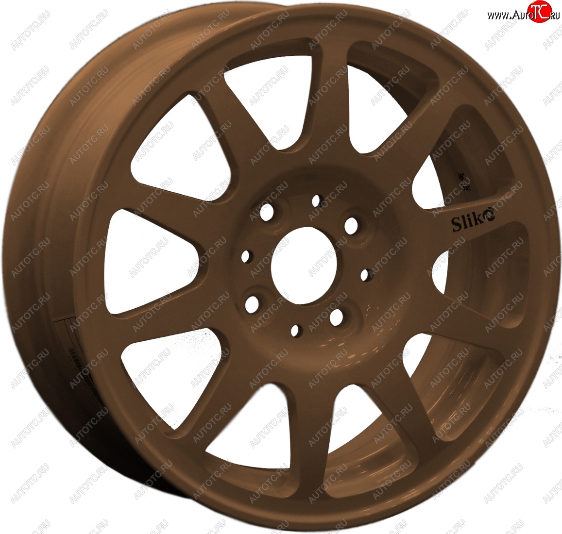 13 699 р. Кованый диск Slik Classik 5.5x14 (Коньячная бронза BRZCGN матовый)   (Цвет: Коньячная бронза BRZCGN матовый)  с доставкой в г. Кемерово