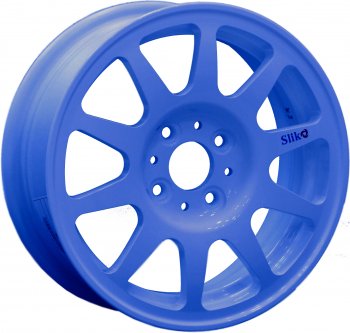 13 699 р. Кованый диск Slik Classik 5.5x14 (синий)   (Цвет: синий)  с доставкой в г. Кемерово. Увеличить фотографию 1