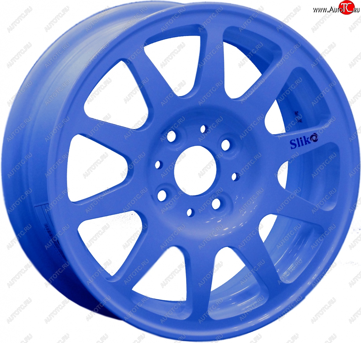 13 699 р. Кованый диск Slik Classik 5.5x14 (синий)   (Цвет: синий)  с доставкой в г. Кемерово