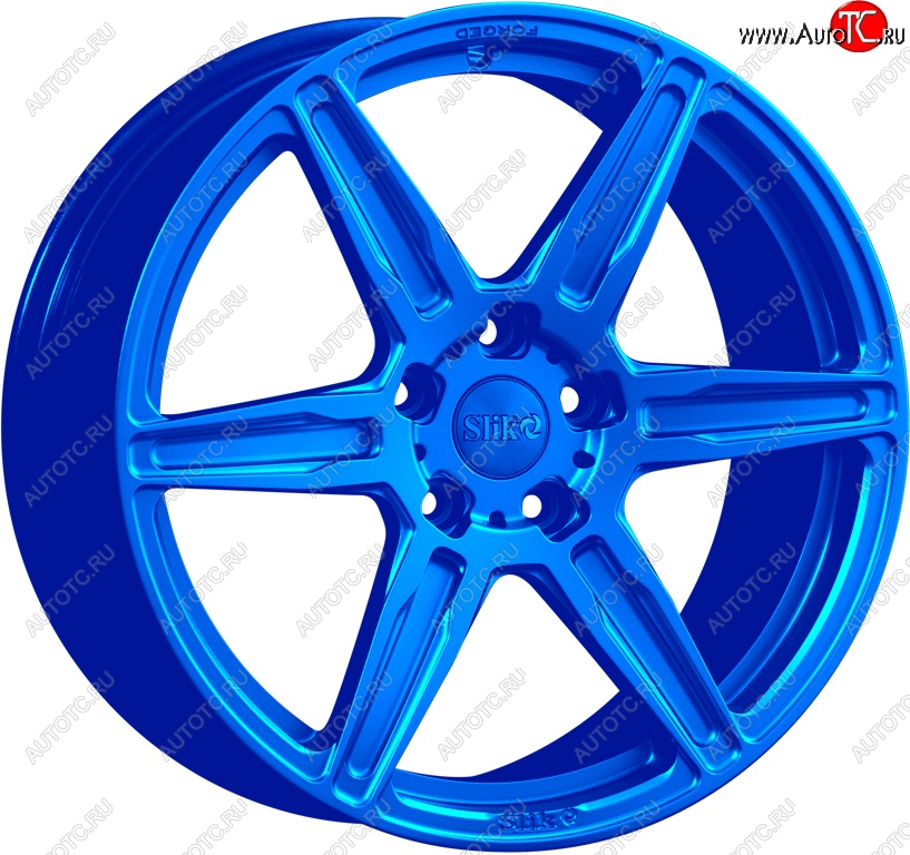 60 999 р. Кованый диск Slik PREMIUM L-603 10.0x20   (Candy синий (Candy BLUE))  с доставкой в г. Кемерово