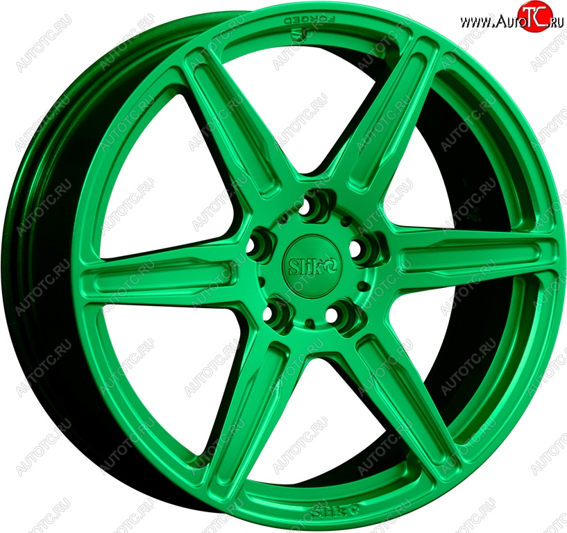 60 999 р. Кованый диск Slik PREMIUM L-603 10.0x20   (Зеленый (GREEEN))  с доставкой в г. Кемерово