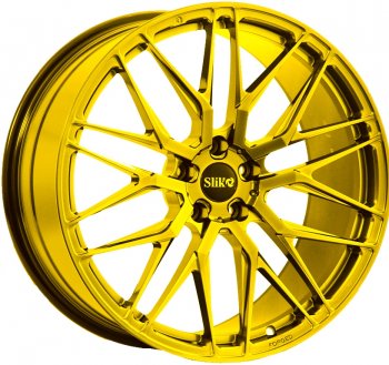 60 999 р. Кованый диск Slik PREMIUM L-605 10.0x20   (Candy ярко-желтый (Candy YELLOW))  с доставкой в г. Кемерово. Увеличить фотографию 1