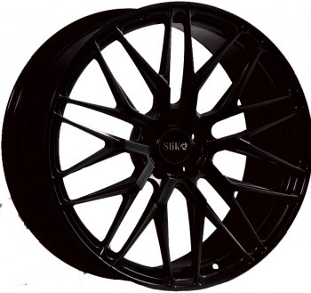 60 999 р. Кованый диск Slik PREMIUM L-605 10.0x20   (Черный глянцевый (BK))  с доставкой в г. Кемерово. Увеличить фотографию 1
