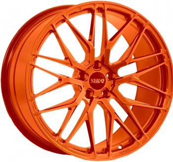60 999 р. Кованый диск Slik PREMIUM L-605 10.0x20   (Ярко оранжевый (ORANGE))  с доставкой в г. Кемерово. Увеличить фотографию 1