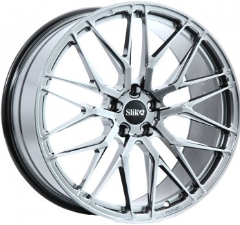 Кованый диск Slik PREMIUM L-605 10.0x20  (Ярко блестящее серебро (HPB))