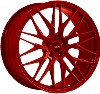 60 999 р. Кованый диск Slik PREMIUM L-605 9.0x20   (Candy красный (Candy RED))  с доставкой в г. Кемерово. Увеличить фотографию 1