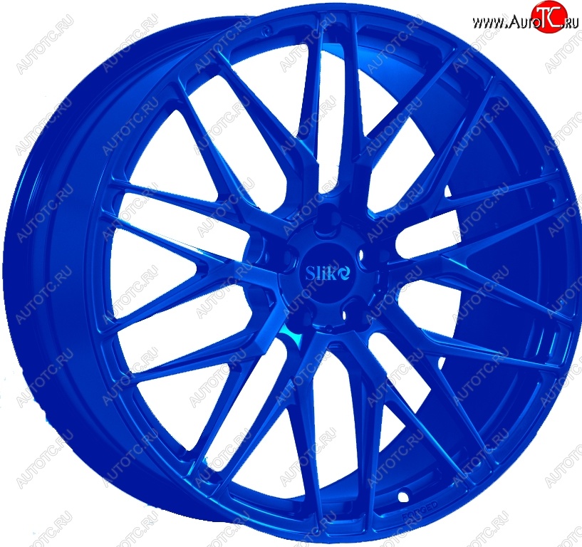 60 999 р. Кованый диск Slik PREMIUM L-605 9.0x20   (Candy синий (Candy BLUE))  с доставкой в г. Кемерово
