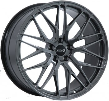 60 999 р. Кованый диск Slik PREMIUM L-605 9.0x20   (Графит глянцевый (GM))  с доставкой в г. Кемерово. Увеличить фотографию 1