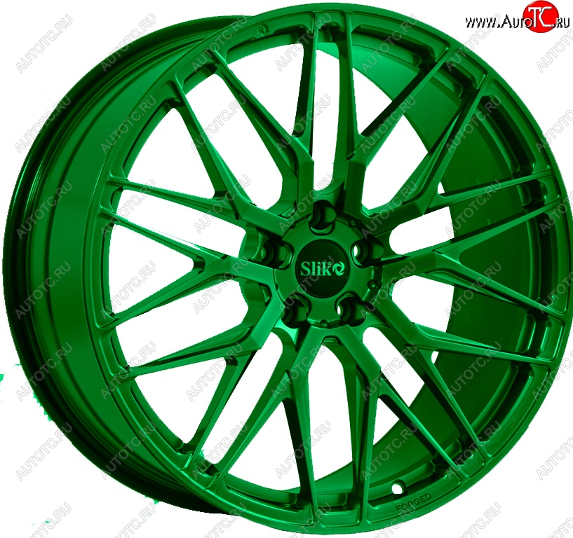60 999 р. Кованый диск Slik PREMIUM L-605 9.0x20   (Зеленый (GREEEN))  с доставкой в г. Кемерово