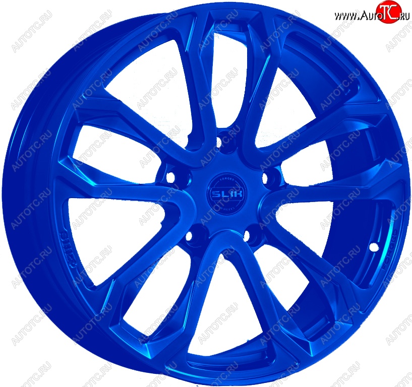 60 999 р. Кованый диск Slik PREMIUM L-608 10.0x20   (Candy синий (Candy BLUE))  с доставкой в г. Кемерово