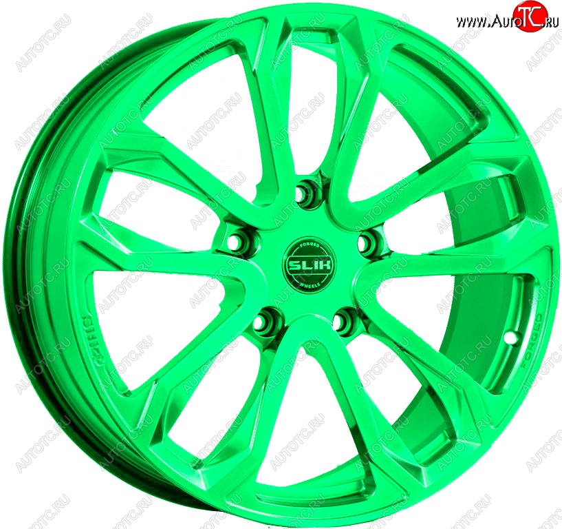 60 999 р. Кованый диск Slik PREMIUM L-608 10.0x20   (RAL 6038 ярко-зеленый (6038))  с доставкой в г. Кемерово
