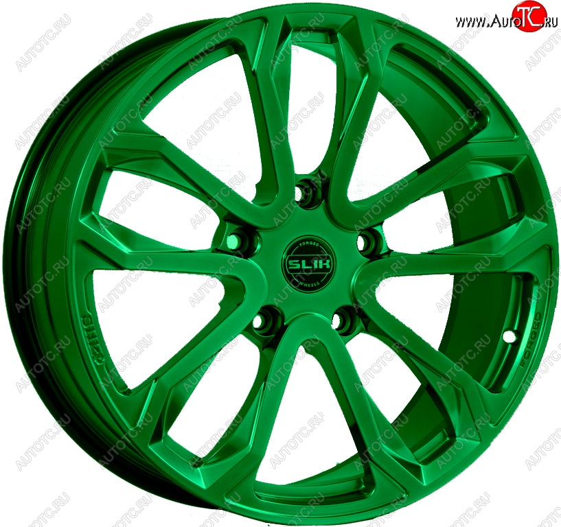60 999 р. Кованый диск Slik PREMIUM L-608 9.0x20   (Зеленый (GREEEN))  с доставкой в г. Кемерово