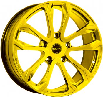 Кованый диск Slik PREMIUM L-608 9.0x20  (Candy ярко-желтый (Candy YELLOW))