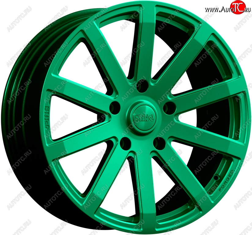 60 999 р. Кованый диск Slik PREMIUM L-611 10.0x20   (Candy изумрудно-зеленый (Candy Green))  с доставкой в г. Кемерово