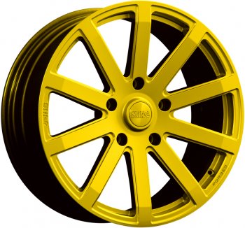 60 999 р. Кованый диск Slik PREMIUM L-611 10.0x20   (Candy ярко-желтый (Candy YELLOW))  с доставкой в г. Кемерово. Увеличить фотографию 1