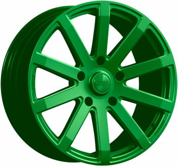 60 999 р. Кованый диск Slik PREMIUM L-611 10.0x20   (Зеленый (GREEEN))  с доставкой в г. Кемерово. Увеличить фотографию 1