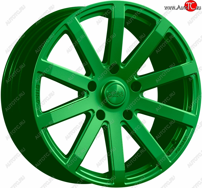 60 999 р. Кованый диск Slik PREMIUM L-611 10.0x20   (Зеленый (GREEEN))  с доставкой в г. Кемерово
