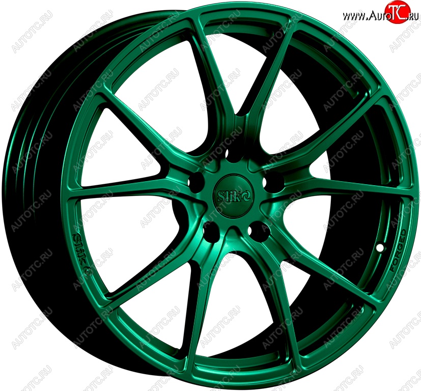 60 999 р. Кованый диск Slik PREMIUM L-616 10.0x20   (Candy изумрудно-зеленый (Candy Green))  с доставкой в г. Кемерово
