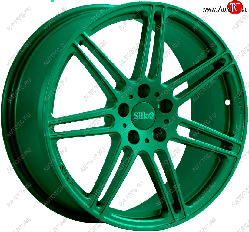 60 999 р. Кованый диск Slik PREMIUM 10.0x20   (Candy изумрудно-зеленый (Candy Green))  с доставкой в г. Кемерово