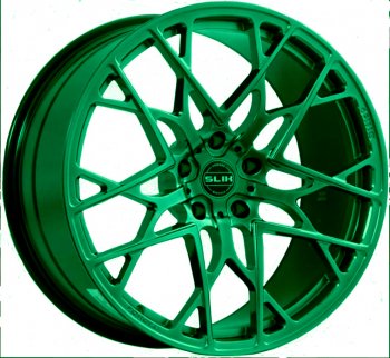 60 999 р. Кованый диск Slik PREMIUM 10.0x20   (Candy изумрудно-зеленый (Candy Green))  с доставкой в г. Кемерово. Увеличить фотографию 1