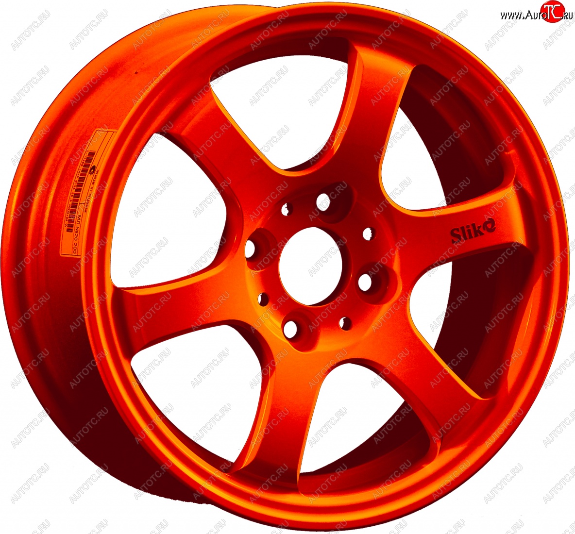 13 499 р. Кованый диск Slik Classic Sport L-1726S 6.0x14   (Ярко оранжевый (ORANGE))  с доставкой в г. Кемерово