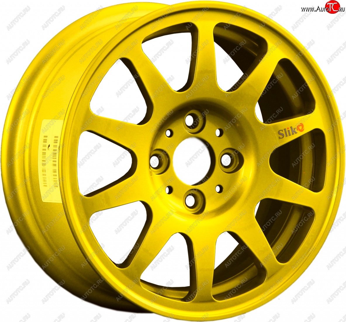 21 499 р. Кованый диск Slik Classic Sport L-1727S 6.0x14   (Candy ярко-желтый (Candy YELLOW))  с доставкой в г. Кемерово
